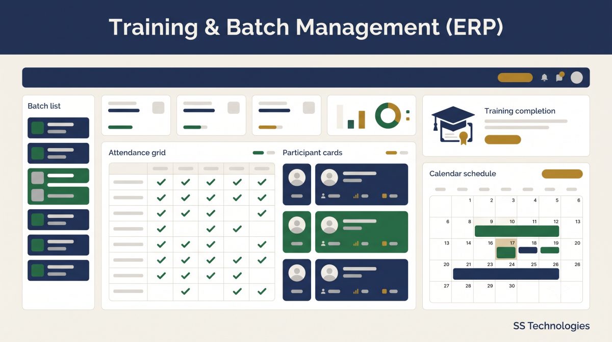 Training Institute — Batch Participants ERP